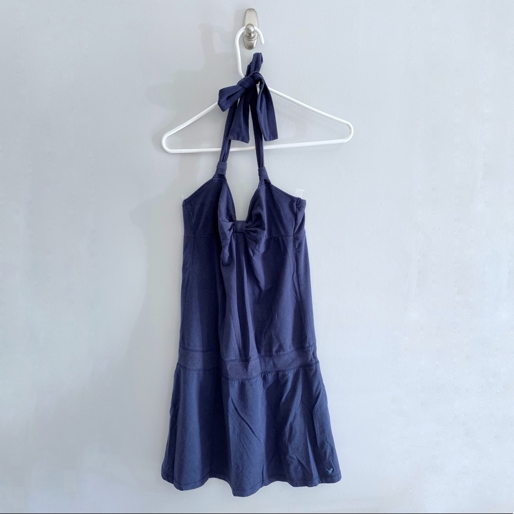 American Eagle Halter Drop Waist Dress
